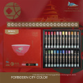 And Stal Strong Chinois Forbidden City Style Art Drawn Crayons 24colors Safity Oil Pastel Crayons pour les enfants peinture